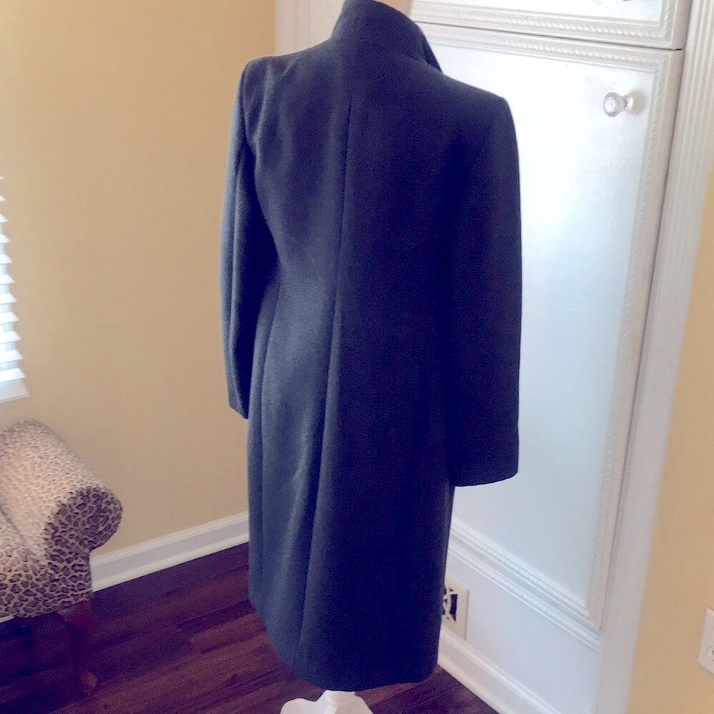Italia Italia Long Gray Overcoat SMALL - Picture 4 of 4